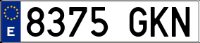 Truck License Plate